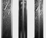 Porta - 1991 Piombo, acciaio e ferro cm. h 216 x 55 x 55