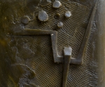 Torri di Memorie (particolare) - 2008 Cera e bronzo cm. h 212 x14 x 14