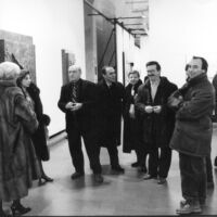 1990 Parma da sin. Arnaldo Pomodoro Ermanno Casasco Rita Gandini Pino Di Gennaro Secondo Manzi