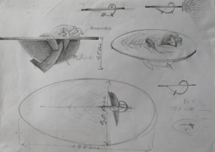 Studio per Tavolo - 1992 Matita cm. 21 x 29