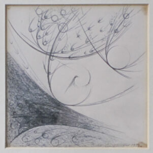 Tracce Spaziali - 1992 Matita cm. 12 x 12