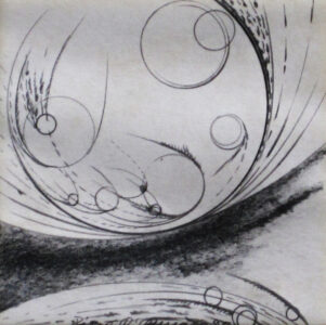 Tracce Spaziali - 1995 Matita cm. 12 x 12