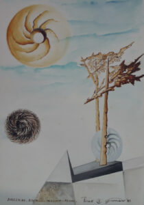 Direzione - 1985 Acquerello cm. 29 x 21