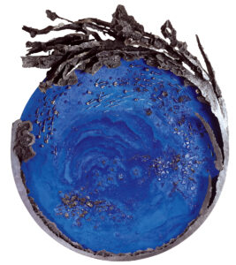 Profondo Blu - 2000 Cartapesta, ferro, acciaio e alluminio cm. 156 Ø