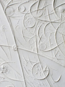 Mappe Spaziali (particolare) - 2011 Cartapesta cm. 50 x 70 x 1