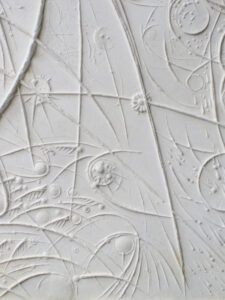 Mappe Spaziali (particolare) - 2011 Cartapesta cm. 50 x 70 x 1