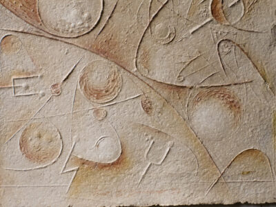 Tracce spaziali - 1992 Cartapesta cm. 30 x 40 x 0,5