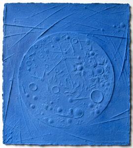 Blu in the Sky - 2003 Cartapesta cm. 35 x 30 x 0,5 Blu in the Sky - 2003 Cartapesta cm. 35 x 30 x 0,5