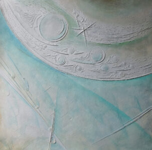 Tracce Spaziali - 1993 Cartapesta cm. 70 x 70 x 1 Tracce Spaziali - 1993 Cartapesta cm. 70 x 70 x 1