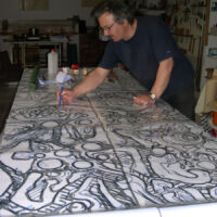 2005 Disegno preparatorio Pilastro del Cielo