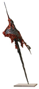 Sagittae - 1984 Cartapesta rossa cm. 320 x 97 x 110