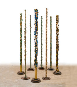 Torri - 2002-2006 Bronzo cm. h 221 Ø 5,5 a 13