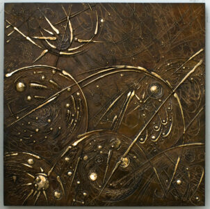 Tracce Spaziali - 2006 Bronzo cm. 70 x 70 x 3