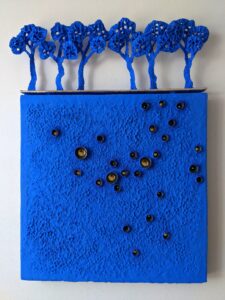 Alberi sopra il cielo - 2020 Alberi sopra il cielo - 2020 cartapesta 70x100x5 cm