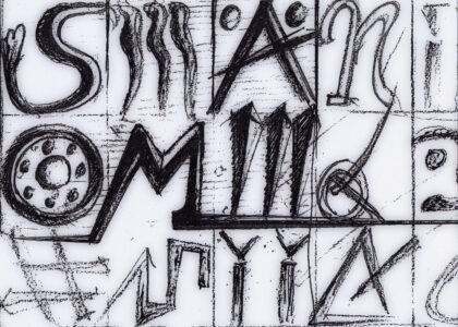 Studi grafici di Memorie di segni ritrovati, 2004 Studi grafici di Memorie di segni ritrovati, 2004