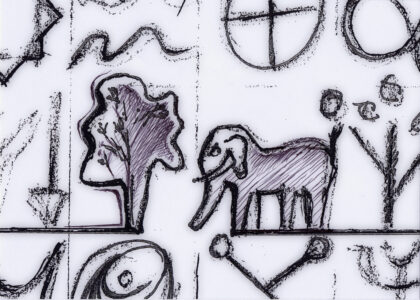 Studi grafici Memorie di segni ritrovati, 2004 Studi grafici Memorie di segni ritrovati, 2004