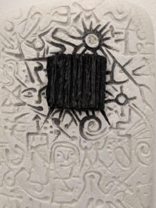 Omaggio a Leonardo - 2019 Cartapeste 150x150x8 cm Omaggio a Leonardo - 2019 Cartapeste 150x150x8 cm